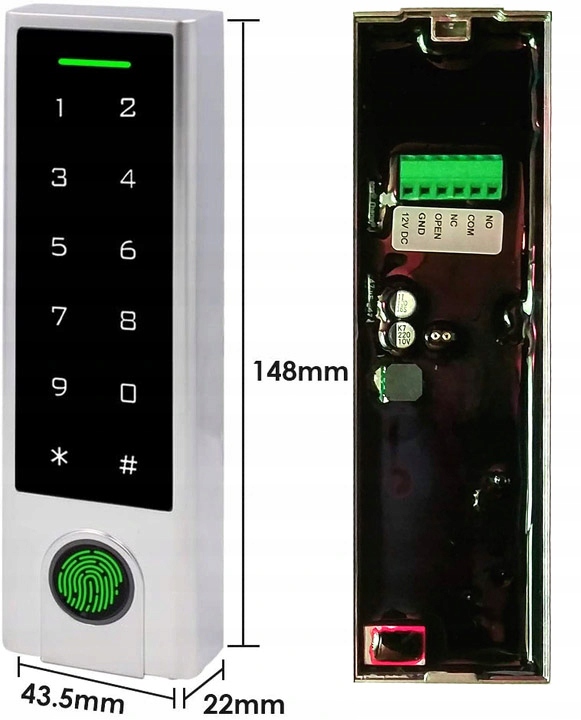 Kombinovaný zámok TTLock GARDA ACM-210E